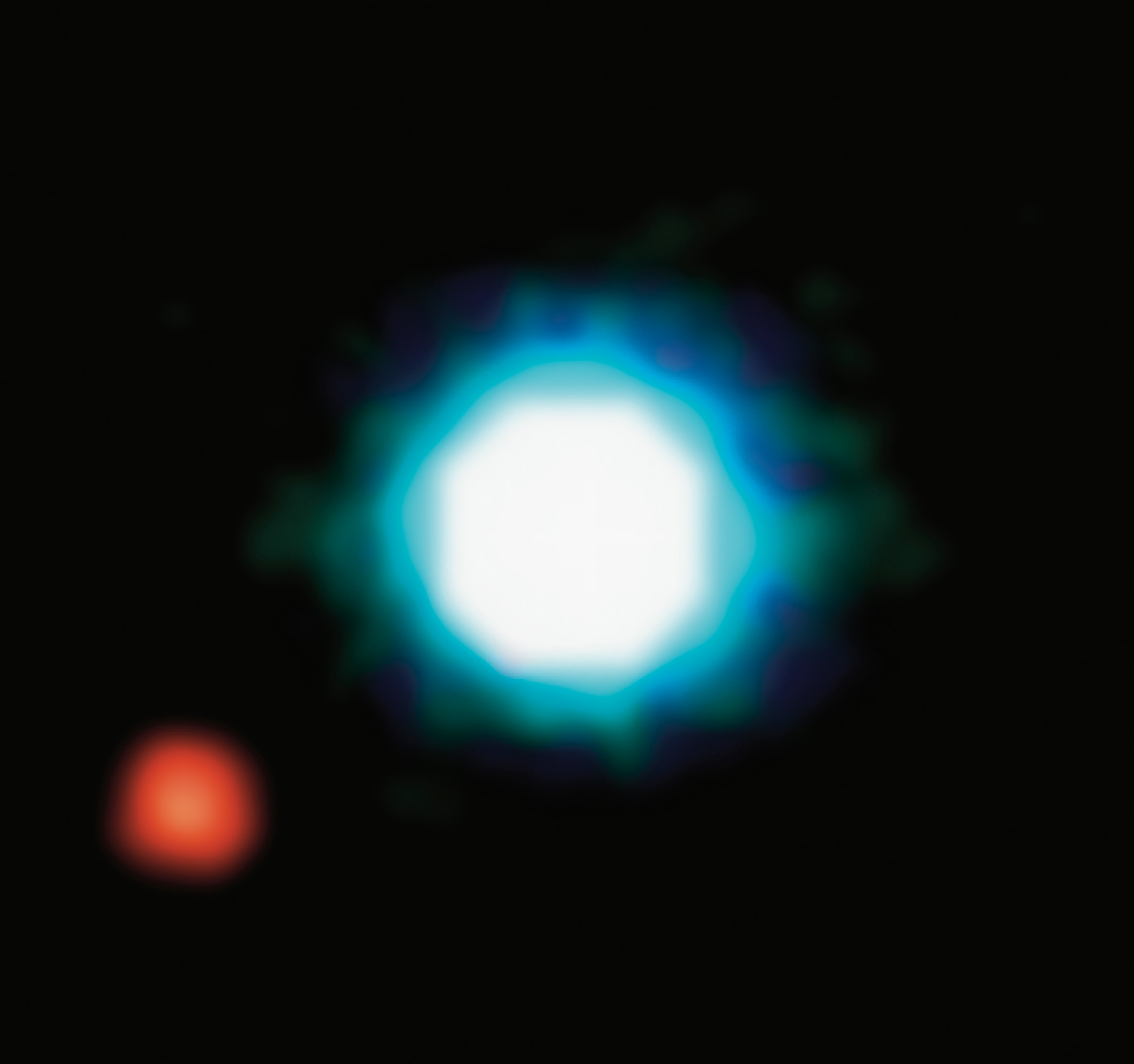 L'exoplanète 2M1207b détectée par imagerie directe